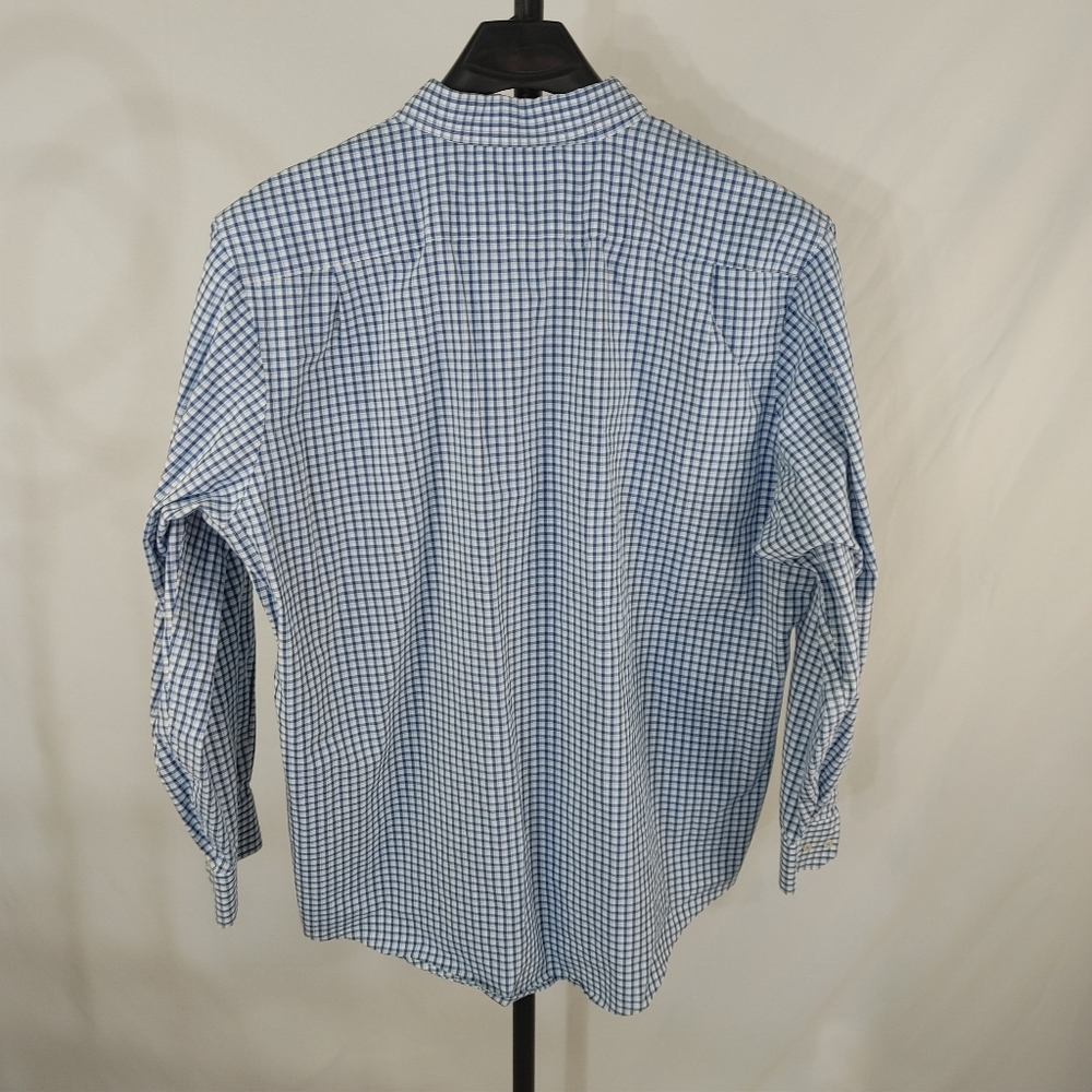 Southern Tide Blue Check Button Down Shirt - Size XXL - Picture 8 of 10
